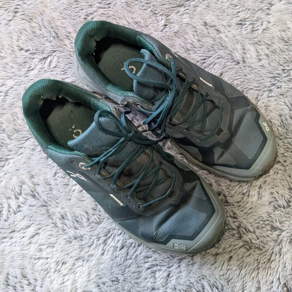 On Running Cloudventure Green Hiking Trail Runners Size 7